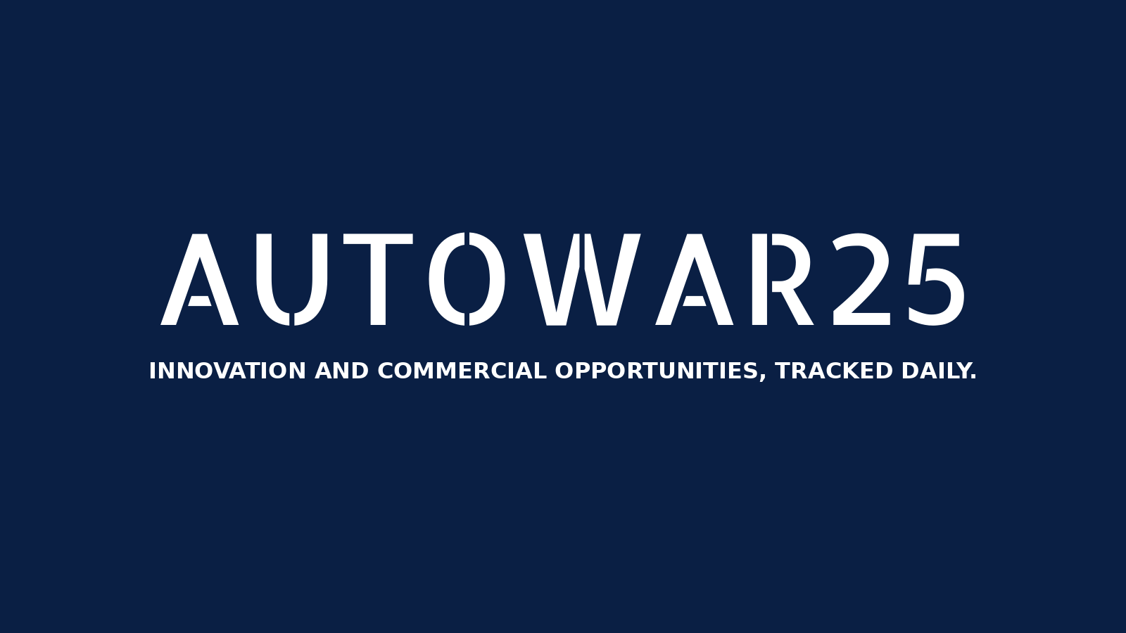AUTOWAR25 Open Opportunities